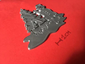 christmas snowman 3d letters stl file 3D Print Model