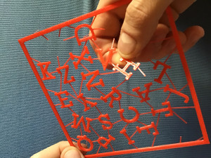 detachable 3d letters stl file Model Cetak 3D