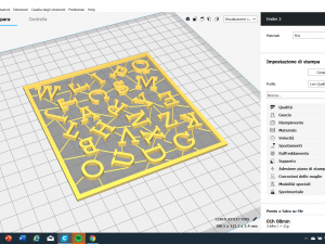 detachable 3d letters stl file Model Cetak 3D