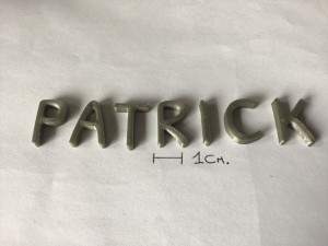 patrick uppercase and lowercase 3d letters stl file Modelo de impresión 3D