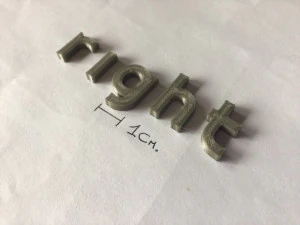 right uppercase and lowercase 3d letters stl file 3D Print Model