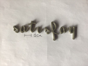 satisfy uppercase and lowercase 3d letters stl file 3D Принт Модель