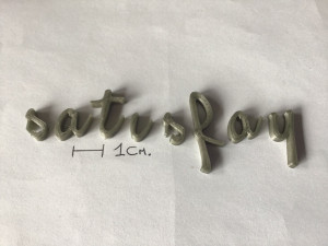 satisfy uppercase and lowercase 3d letters stl file 3D Принт Модель