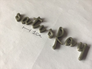 satisfy uppercase and lowercase 3d letters stl file 3D Принт Модель
