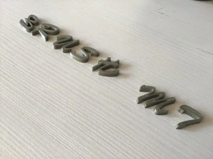 brush mt uppercase and lowercase 3d letters stl file 3D Print Model