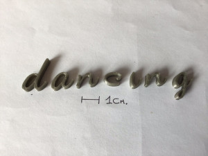 dancing uppercase and lowercase 3d letters stl file Modelo de Impressão 3D