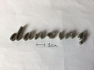 dancing uppercase and lowercase 3d letters stl file 3D Print Model
