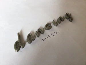 dancing uppercase and lowercase 3d letters stl file 3D Print Model