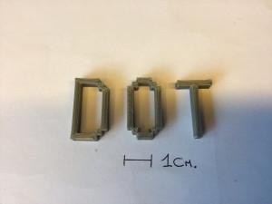 dot uppercase and lowercase 3d letters stl file Modelo de impresión 3D