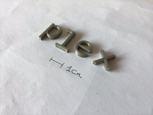 plex uppercase and lowercase 3d letters stl file 3D Print Model