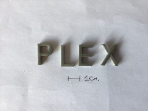 plex uppercase and lowercase 3d letters stl file 3D Print Model