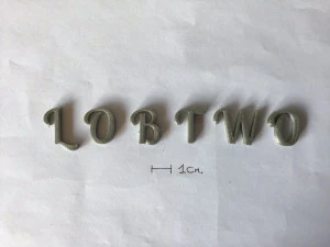 lobtwo uppercase and lowercase 3d letters stl file 3D Print Model