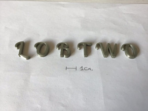 lobtwo uppercase and lowercase 3d letters stl file Modèles 3D en vedette