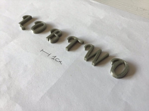 lobtwo uppercase and lowercase 3d letters stl file Modèles 3D en vedette