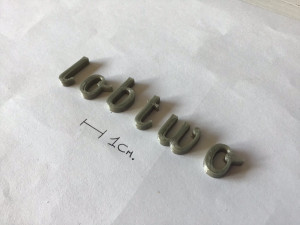 lobtwo uppercase and lowercase 3d letters stl file Modèles 3D en vedette