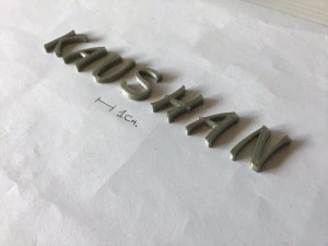 kaushan uppercase and lowercase 3d letters stl file 3D Print Model