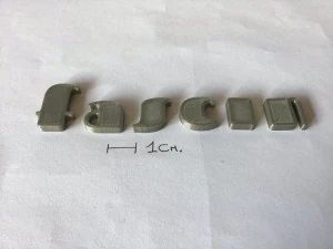 fascinate uppercase and lowercase 3d letters stl file 3D Print Model