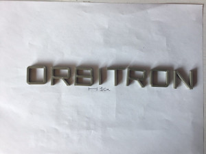 orbitron uppercase and lowercase 3d letters stl file 3D 프린트 모델