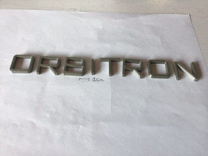 orbitron uppercase and lowercase 3d letters stl file 3D 프린트 모델