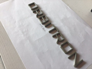 orbitron uppercase and lowercase 3d letters stl file 3D 프린트 모델