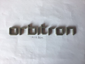 orbitron uppercase and lowercase 3d letters stl file 3D 프린트 모델