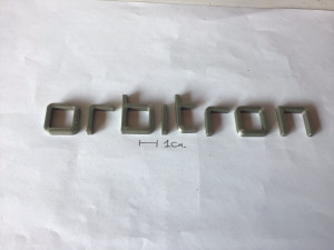 orbitron uppercase and lowercase 3d letters stl file 3D 프린트 모델