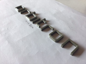 orbitron uppercase and lowercase 3d letters stl file 3D 프린트 모델