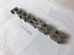 press uppercase and lowercase 3d letters stl file 3D Print Model