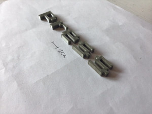 press uppercase and lowercase 3d letters stl file 3D Print Model