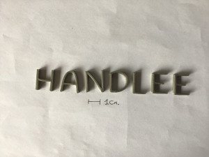 handlee uppercase and lowercase 3d letters stl file 3D Принт Модель