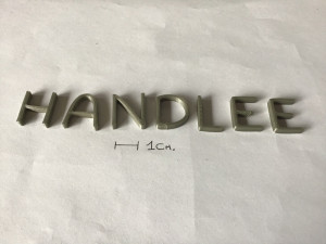 handlee uppercase and lowercase 3d letters stl file 3D Принт Модель