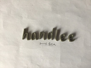 handlee uppercase and lowercase 3d letters stl file 3D Принт Модель