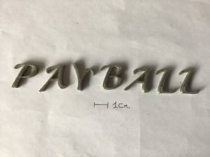 playball uppercase and lowercase 3d letters stl file 3D 打印模型