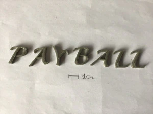 playball uppercase and lowercase 3d letters stl file 3D Print Model