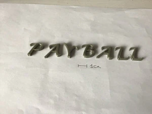 playball uppercase and lowercase 3d letters stl file 3D Print Model