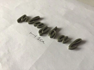 playball uppercase and lowercase 3d letters stl file 3D Print Model