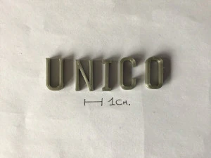 unico uppercase and lowercase 3d letters stl file 3D Print Model