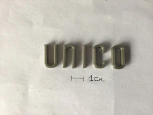 unico uppercase and lowercase 3d letters stl file 3D Print Model