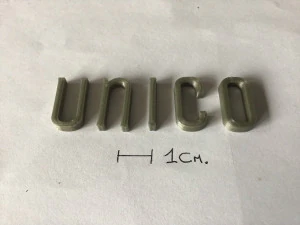 unico uppercase and lowercase 3d letters stl file 3D Print Model