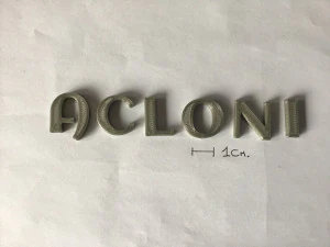 aclonica uppercase and lowercase 3d letters stl file 3D Print Model