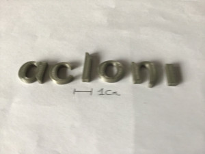 aclonica uppercase and lowercase 3d letters stl file Modello di stampa 3D