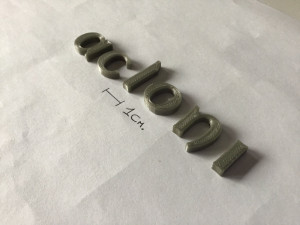 aclonica uppercase and lowercase 3d letters stl file Modello di stampa 3D
