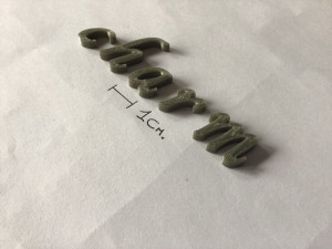 charm uppercase and lowercase 3d letters stl file Modèles 3D en vedette