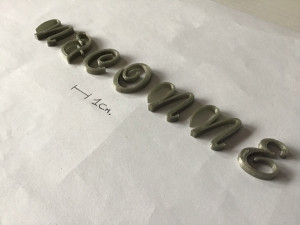niconne uppercase and lowercase 3d letters stl file Modelo de Impressão 3D