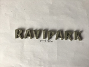 ravipark uppercase and lowercase 3d letters stl file 3D Print Model