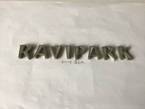 ravipark uppercase and lowercase 3d letters stl file 3D Print Model