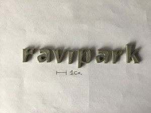 ravipark uppercase and lowercase 3d letters stl file 3D Print Model