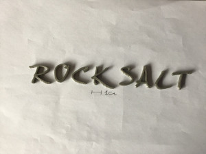rocksalt uppercase and lowercase 3d letters stl file 3D Print Model