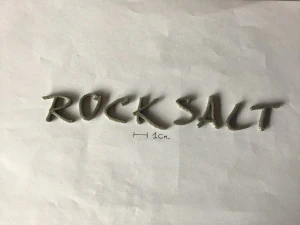 rocksalt uppercase and lowercase 3d letters stl file 3D Print Model