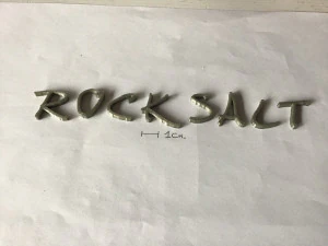 rocksalt uppercase and lowercase 3d letters stl file 3D Print Model